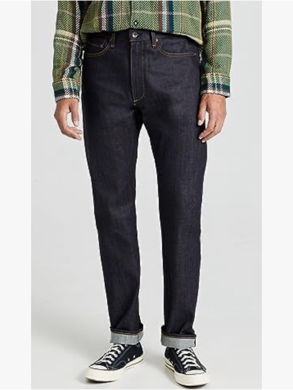 rag & bone Men's Black Straight-Leg Jeans